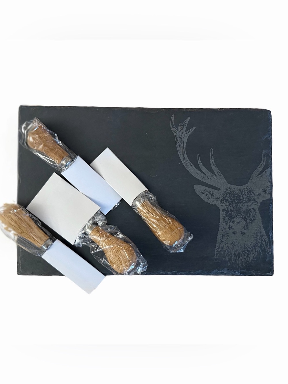 NIB Taylor's Eye Witness Slate Cheese Board & Knife Set - Picture 3 of 5